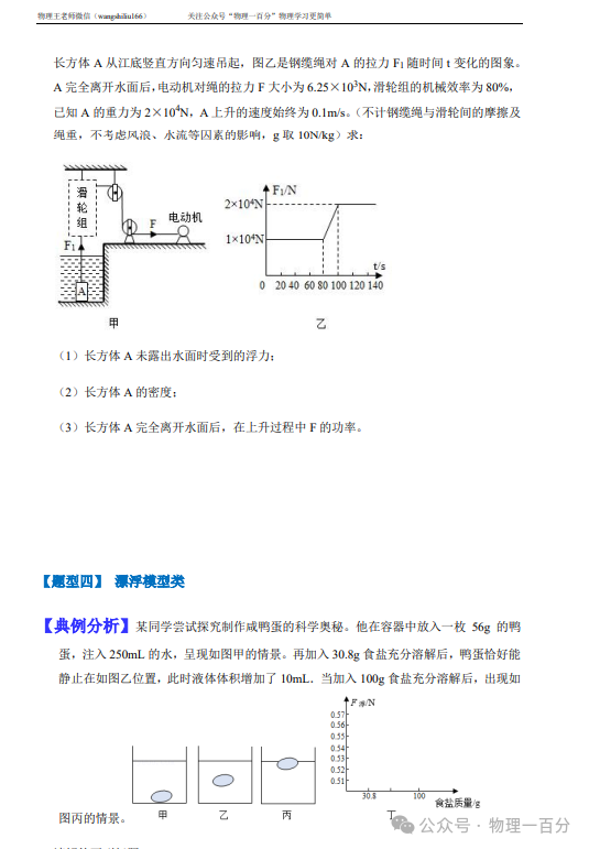 二轮专题复习——中考物理热点题型专题精讲精练(限时预售,最后3天......) 第30张