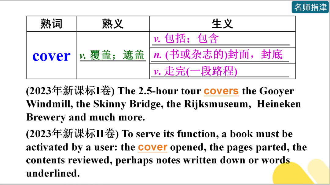 近5年高考英语全国卷中的熟词生义 第3张