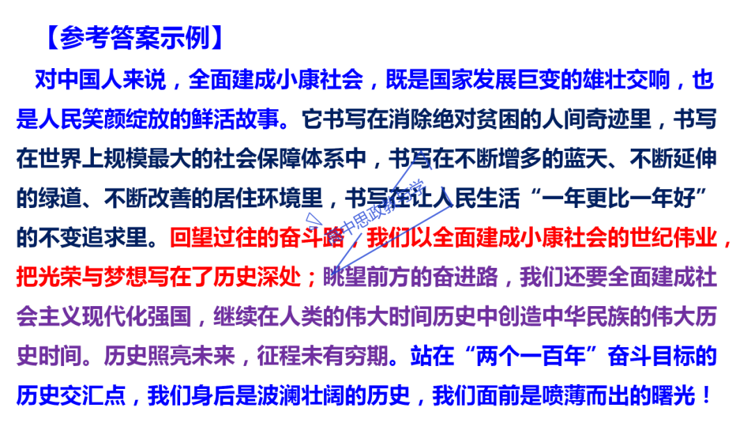 从高考真题看必修一《中国特色社会主义》的命题方向与备考复习 第67张