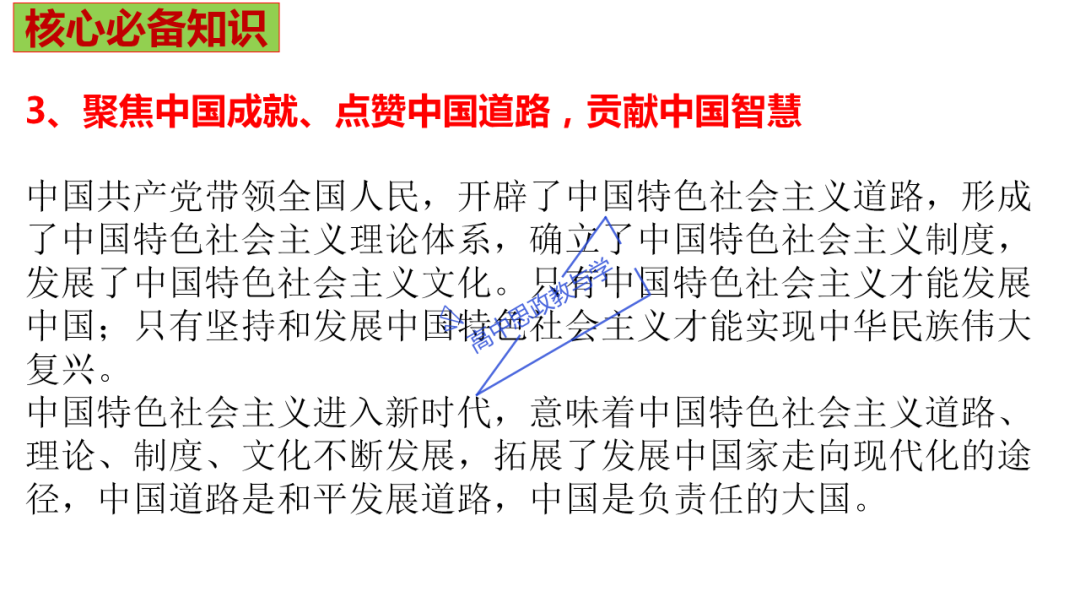 从高考真题看必修一《中国特色社会主义》的命题方向与备考复习 第74张