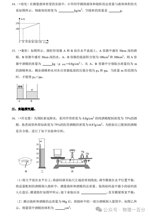 二轮专题复习——中考物理热点题型专题精讲精练(限时预售,最后3天......) 第20张