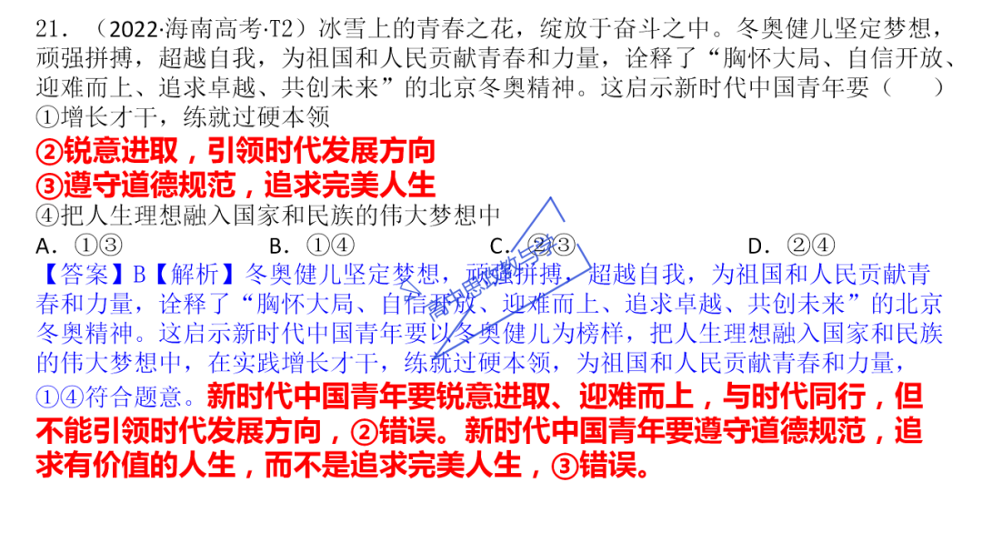 从高考真题看必修一《中国特色社会主义》的命题方向与备考复习 第61张