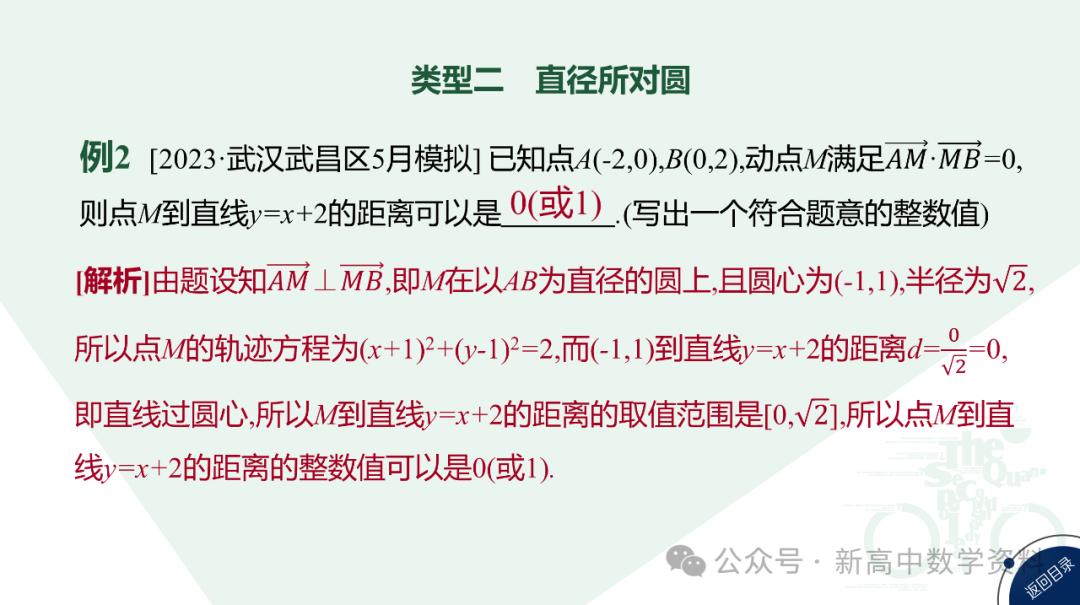 2024新高考二轮百日冲刺:高考进阶3  隐圆问题 第4张