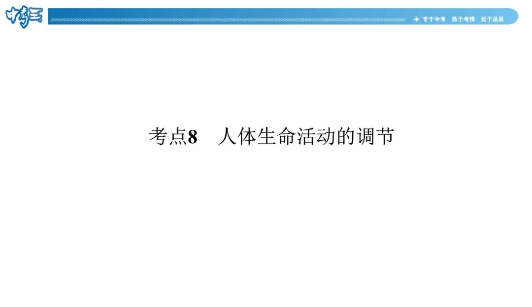 中考生物 | 冀少版重点题型攻略1识图题考点8人体生命活动的调节 第3张