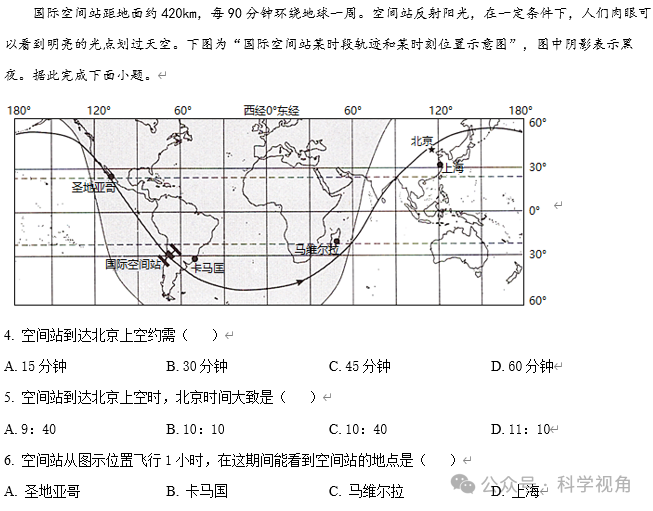 从近三年高考地理卷看江苏地理高考趋势 第4张