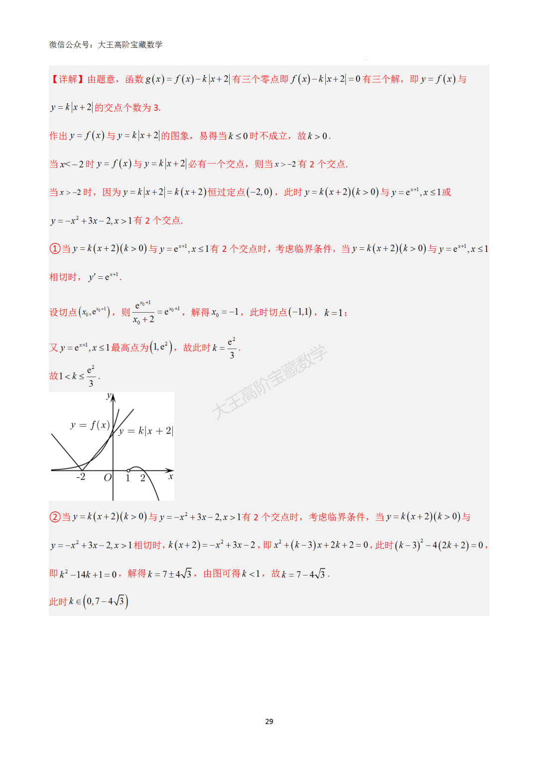 【高考总复习】专题8 导数的几何意义(切线问题) 第38张