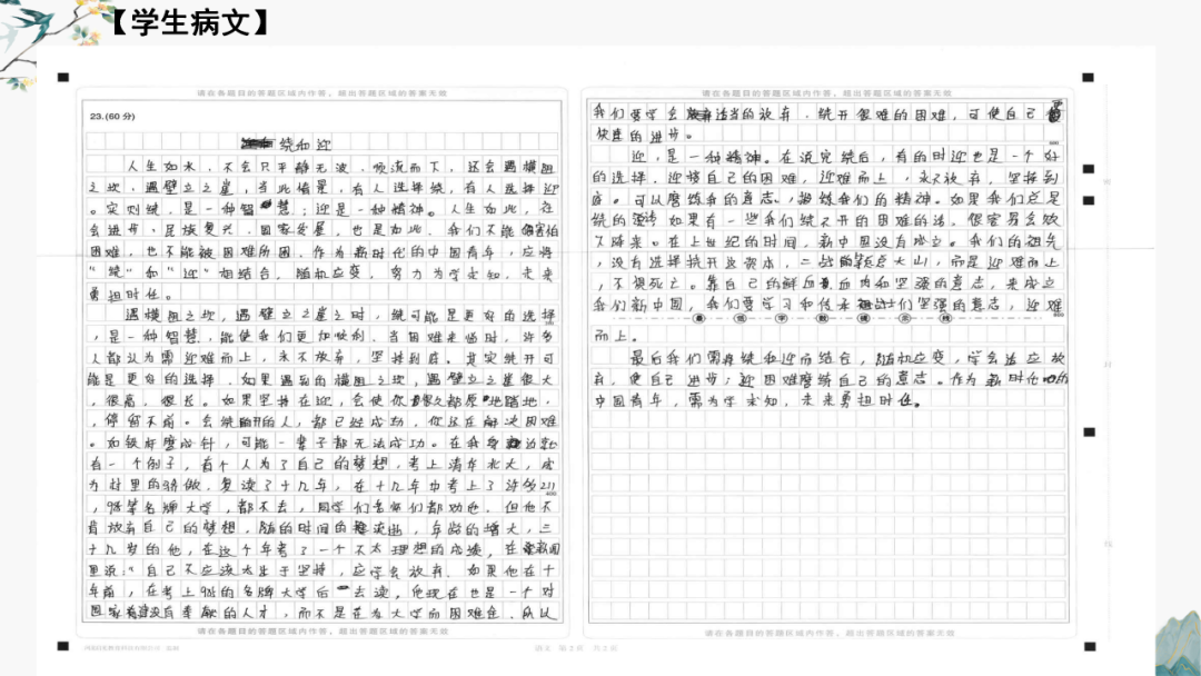 高考作文主体段修改——以2024年湛江一模为例 第10张