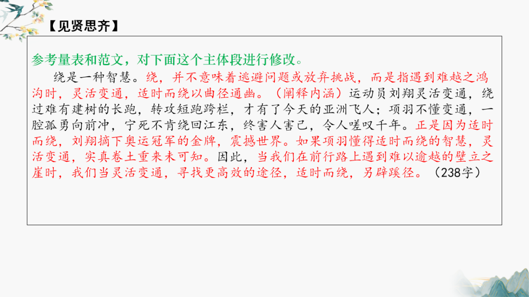 高考作文主体段修改——以2024年湛江一模为例 第19张