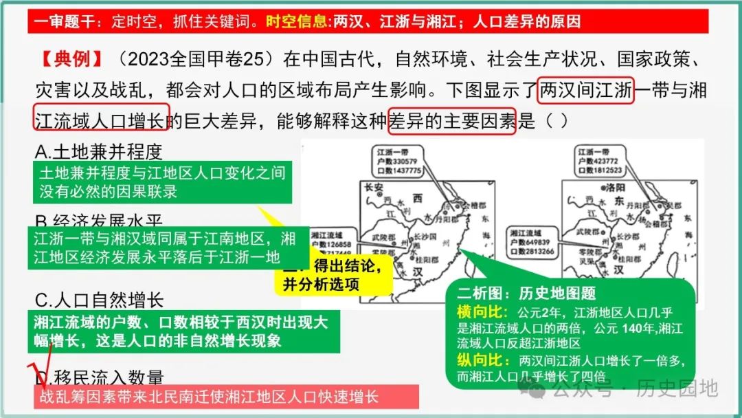 授之以渔 | 2024届高考历史选择题解题技巧和方法:特殊选择题特殊对待【课件+专项训练】 第17张