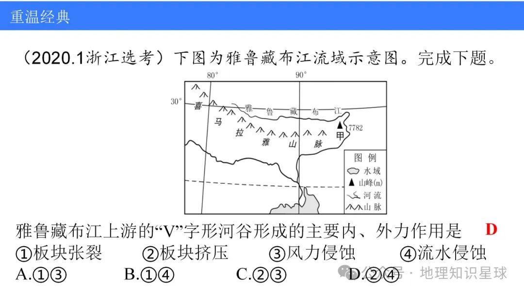 2024届高考地理真题深研5——水系演化 第10张