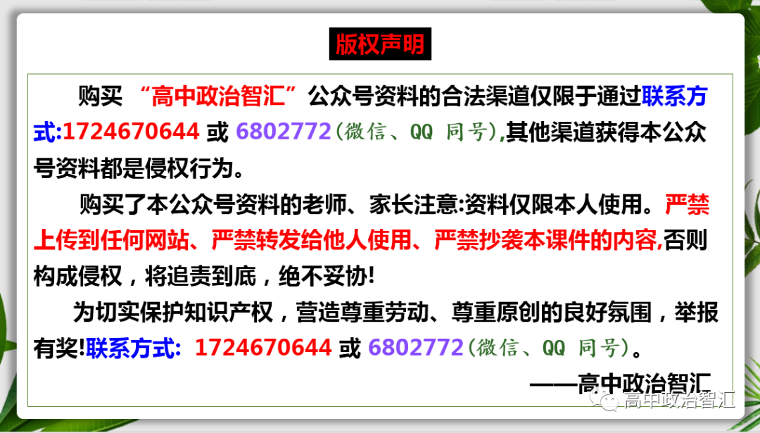 2024高考政治●时政化高频答题术语(七个模块) 第11张