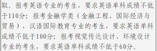 报考有要求!高考填志愿这些学校对数学、英语有分数要求 第17张