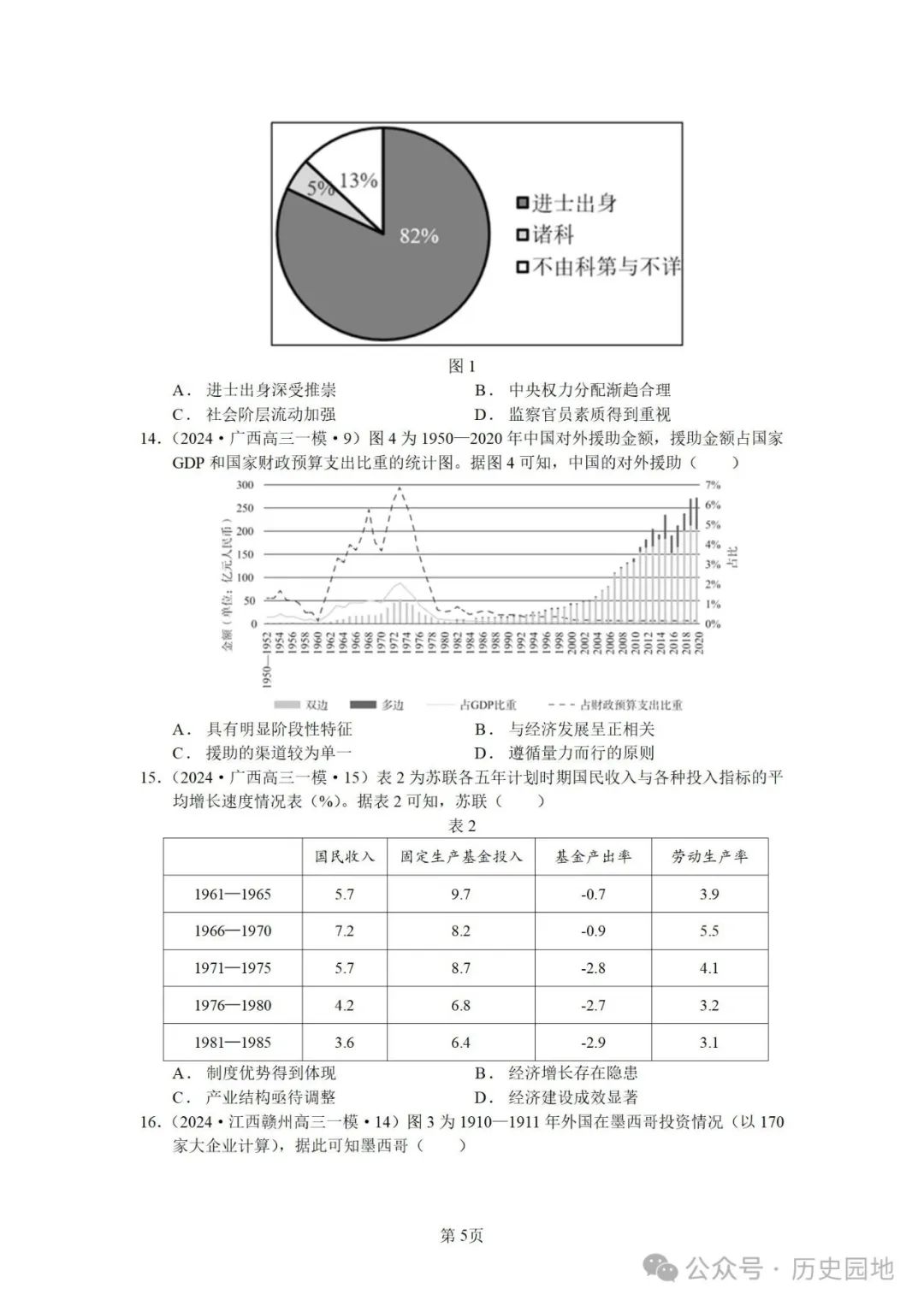 授之以渔 | 2024届高考历史选择题解题技巧和方法:特殊选择题特殊对待【课件+专项训练】 第39张