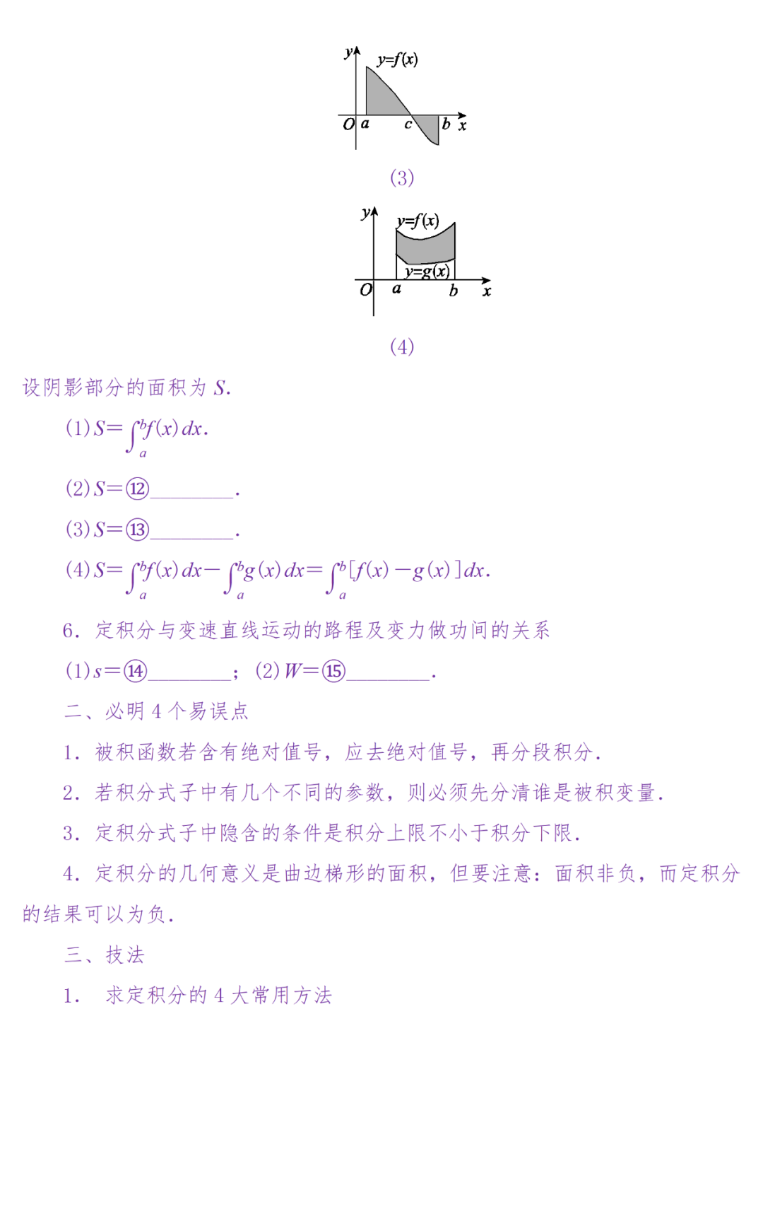 备考复习|高考冲刺——高中数学知识清单(超详细) 第40张