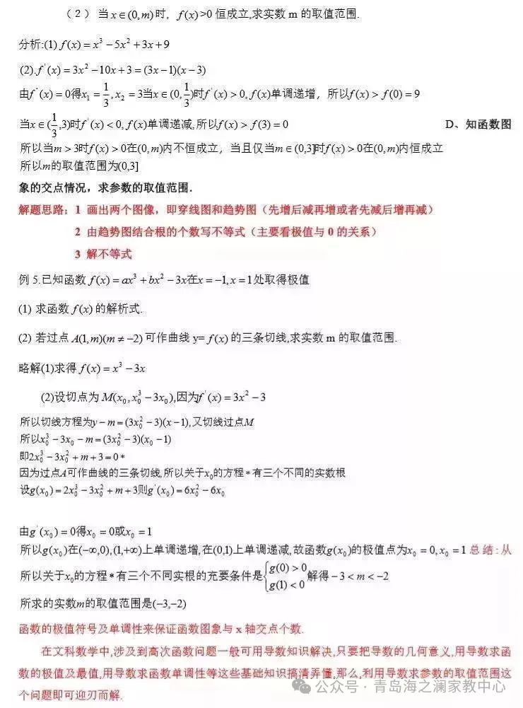 2024高考数学必考、常考知识点和重要题型全梳理(转给孩子) 第13张