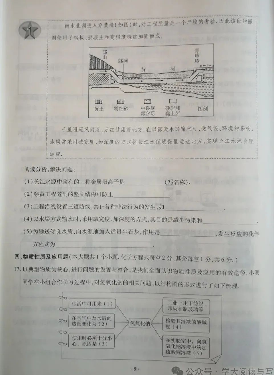 【中考真题】2023年山西省中考化学真题(附答案) 第6张