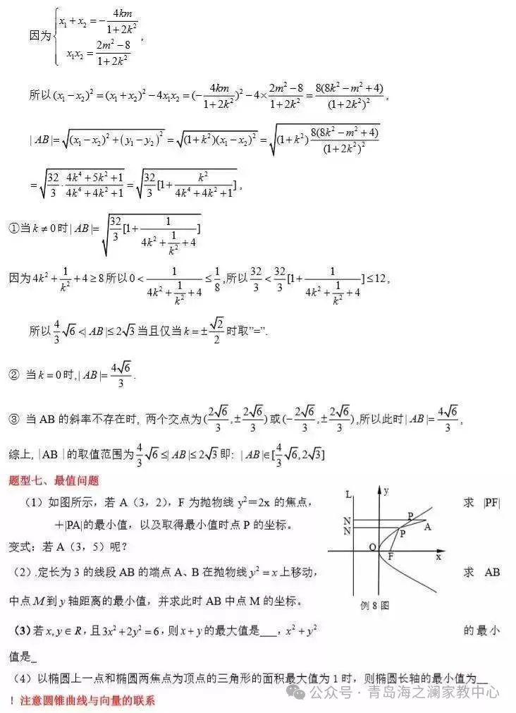 2024高考数学必考、常考知识点和重要题型全梳理(转给孩子) 第24张