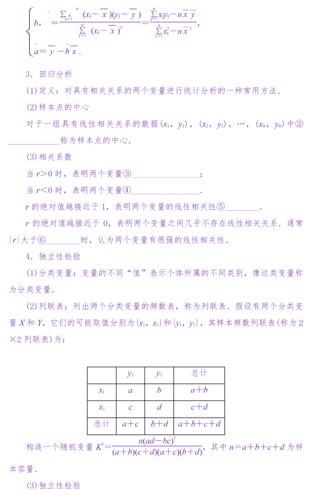 备考复习|高考冲刺——高中数学知识清单(超详细) 第170张