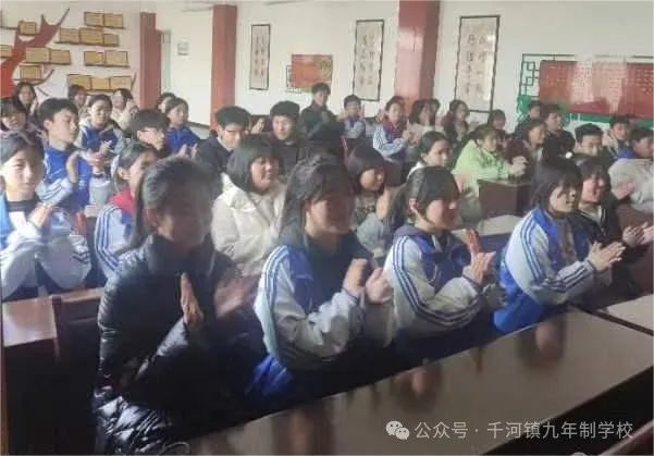 播种梦想  决胜中考——千河镇九年制学校中考百日誓师大会 第41张