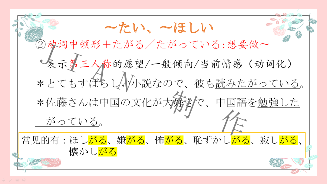 高考日语:高考日语必考形容词运用 专题课件 第39张