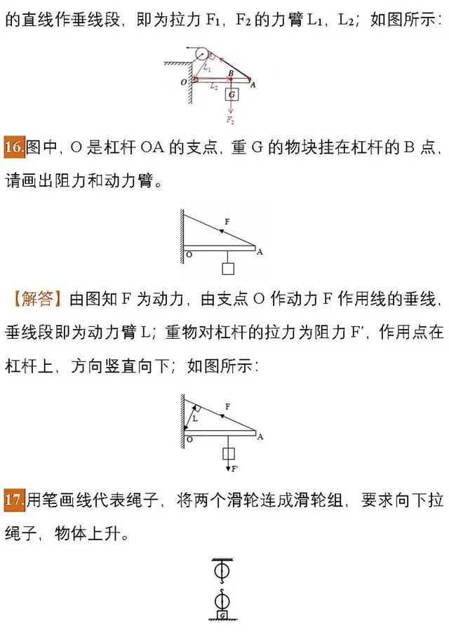 福利领取丨【初中物理】中考物理作图题专项练习,必看!!! 第11张