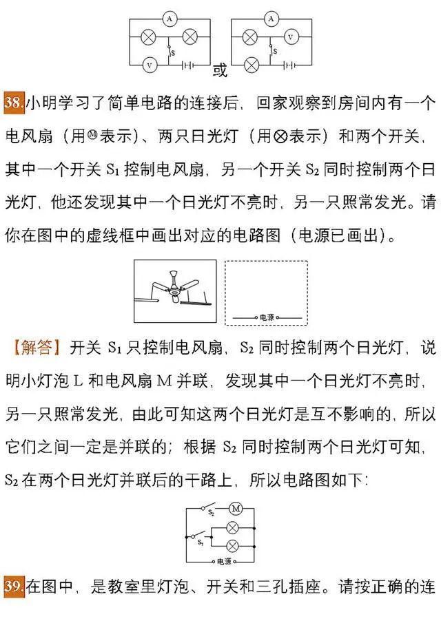 福利领取丨【初中物理】中考物理作图题专项练习,必看!!! 第25张