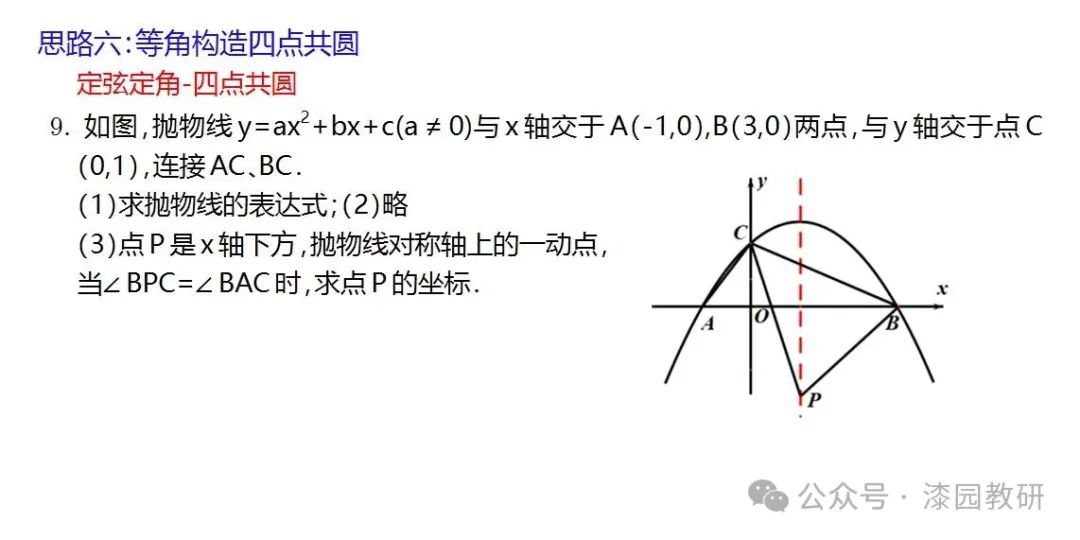 中考重难点,二次函数压轴处理思路 第20张