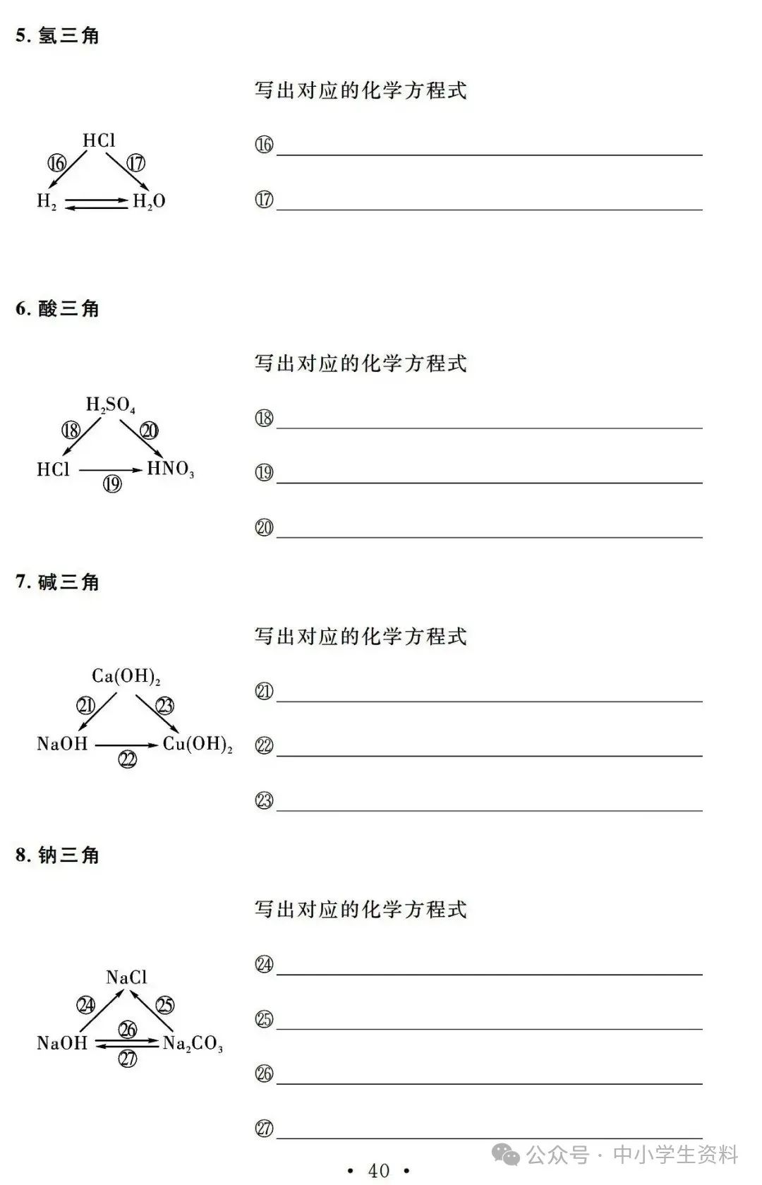 中考化学基础知识巩固 第41张