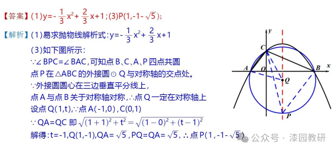 中考重难点,二次函数压轴处理思路 第21张