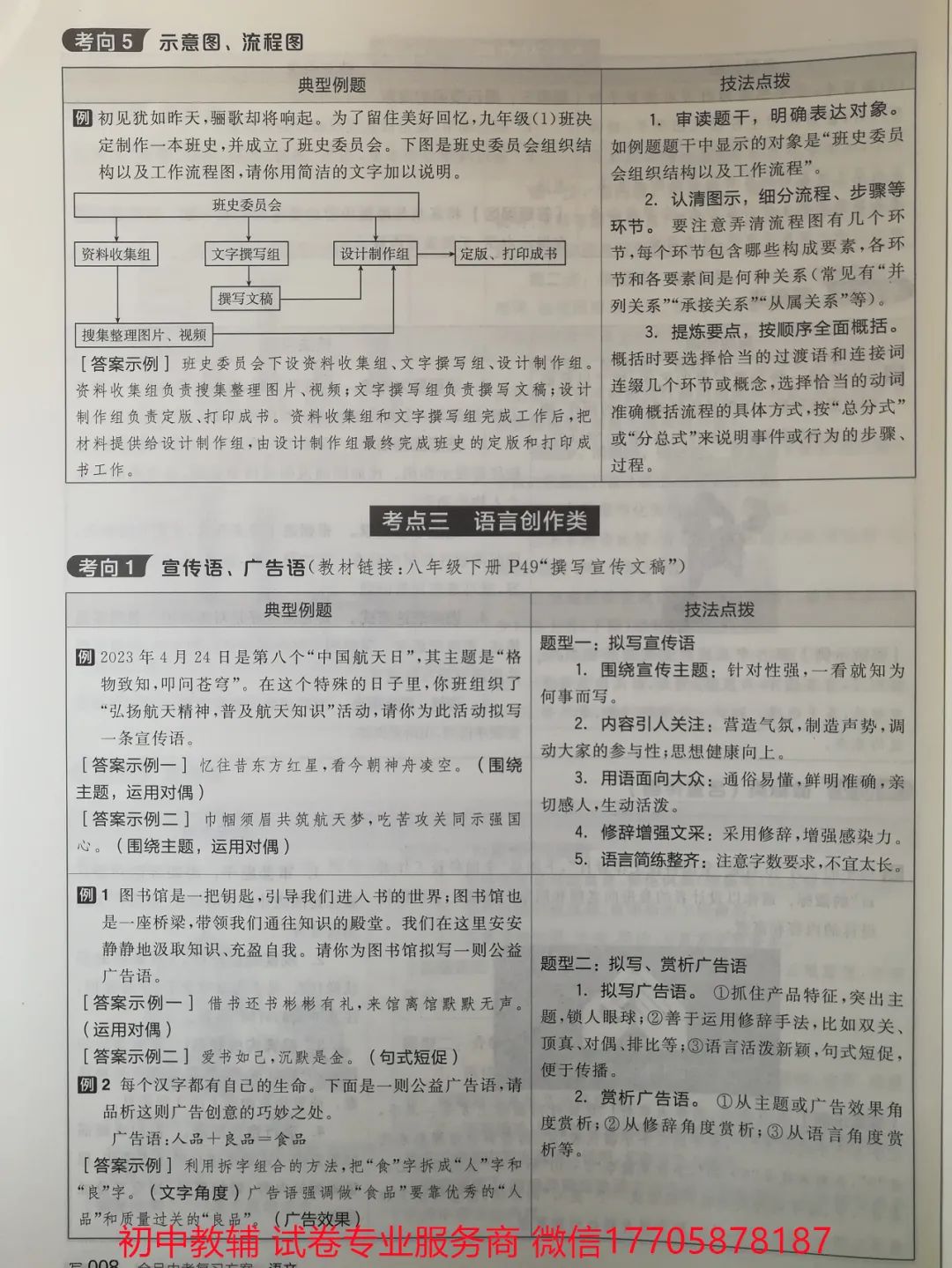 2024全品中考 复习方案 语文 第101张