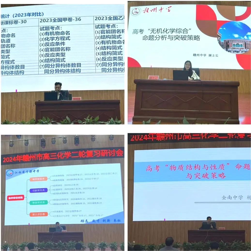 春光为序,精研二轮,冲刺高考 || 赣县第三中学成功承办2024年赣州市高三化学二轮复习研讨会 第8张