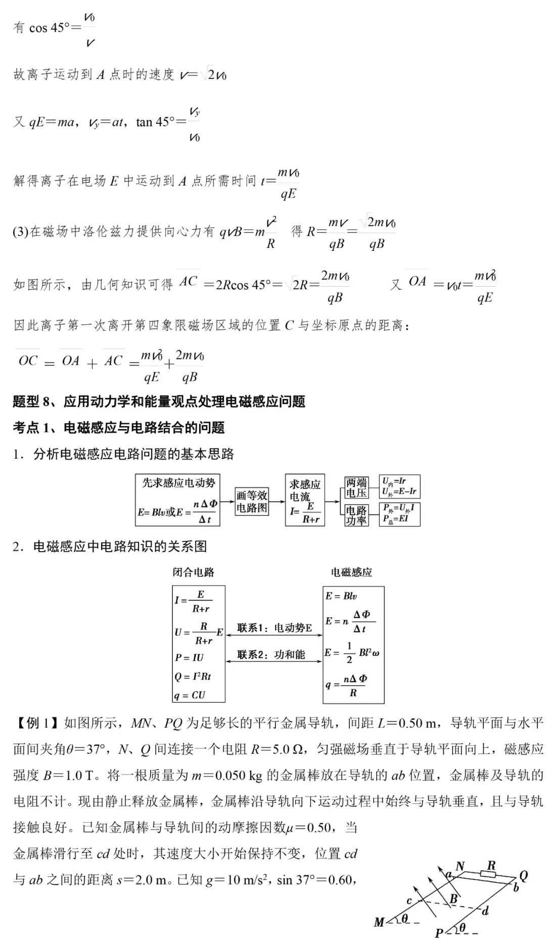 高考物理 | 计算类压轴题解题技巧+8大类答题模板 第18张