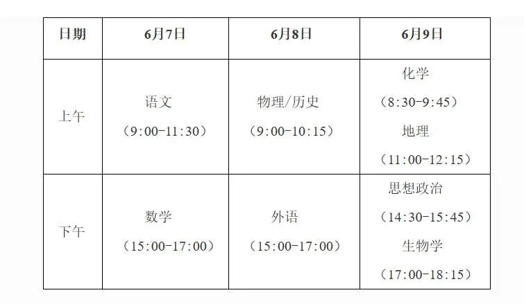 特别说明来了!广西2024年高考时间为3天!具体安排→ 第2张