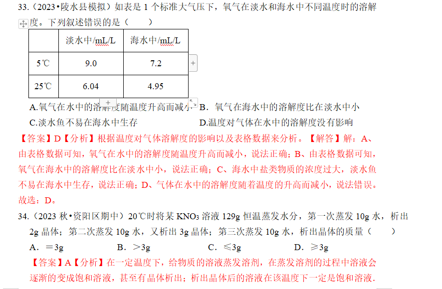 2024年中考理化百日冲刺打卡题3月21日(距离2024年中考还有97天) 第6张