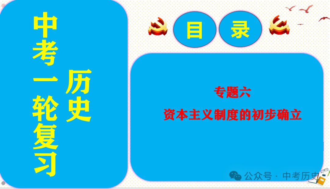 2024年中考历史一轮精品课件+教案+习题 第1张