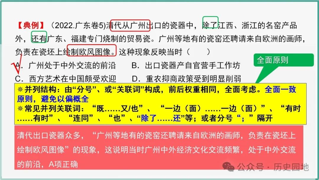 授之以渔 | 2024高考历史选择题解题技巧和方法:三审六原则 第65张