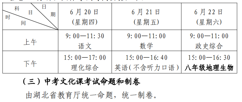 重磅!中考时间定了! 第2张