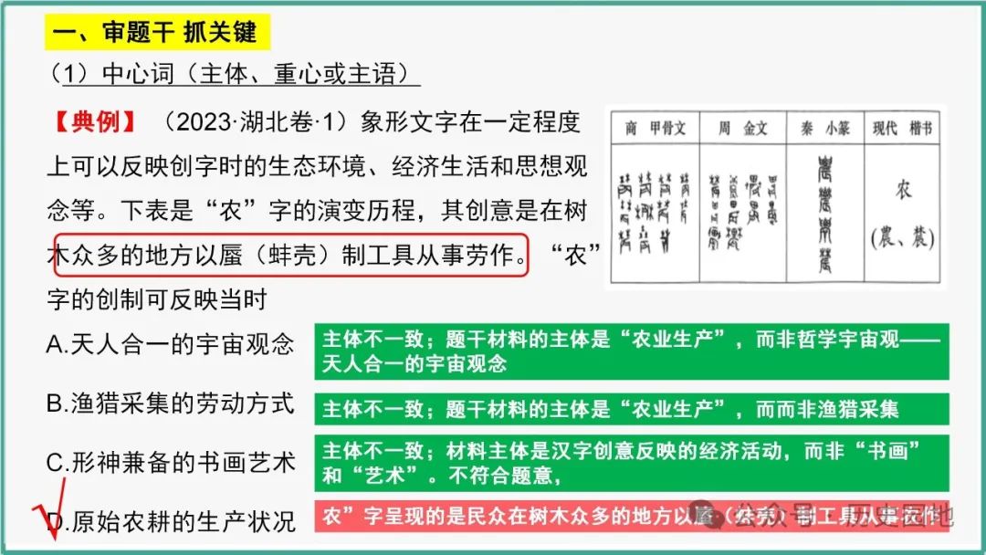 授之以渔 | 2024高考历史选择题解题技巧和方法:三审六原则 第23张