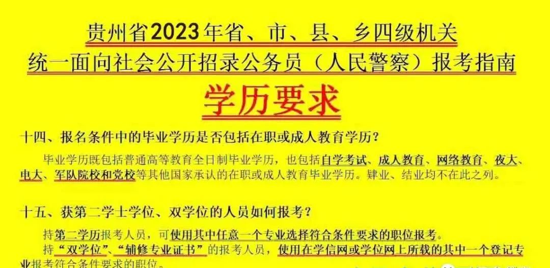 成人高考丨贵州2024年高起专、专升本成考招生简章 第12张