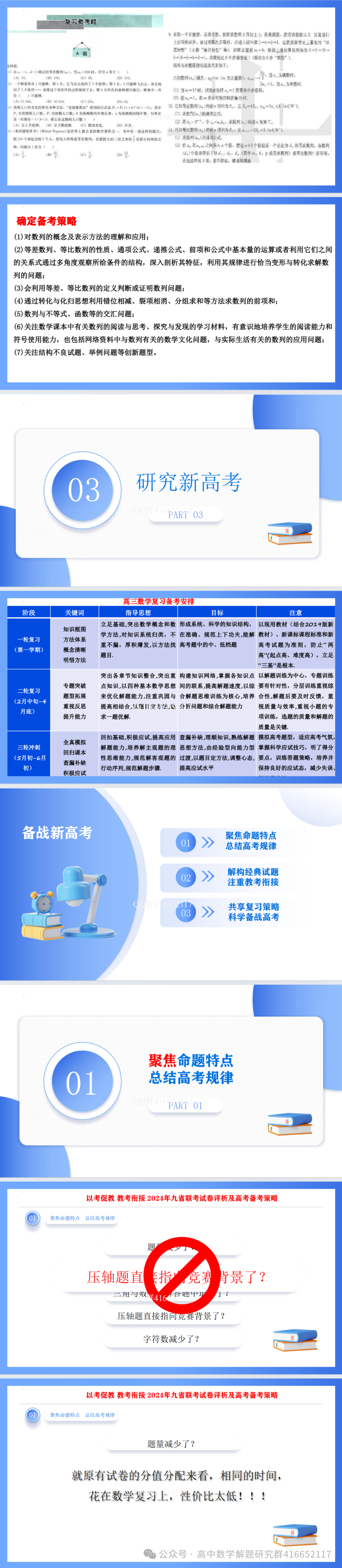 三新背景下高考数学二轮备考策略(ppt分享) 第3张