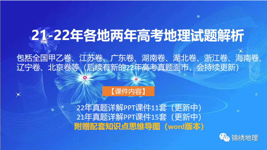 全网最新最全2023年高考地理真题详解PPT汇总 第8张