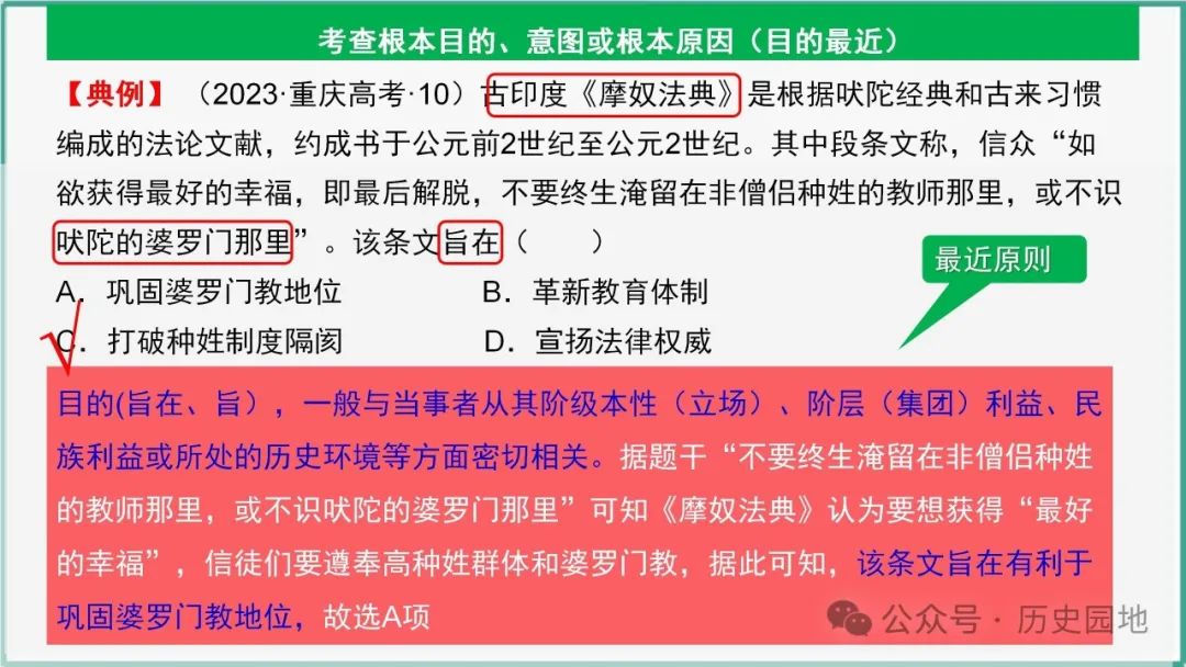 授之以渔 | 2024高考历史选择题解题技巧和方法:三审六原则 第72张