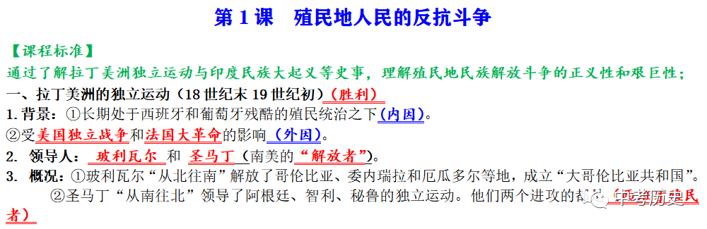 2024年中考历史终极冲刺背诵秘笈(免费更新) 第50张