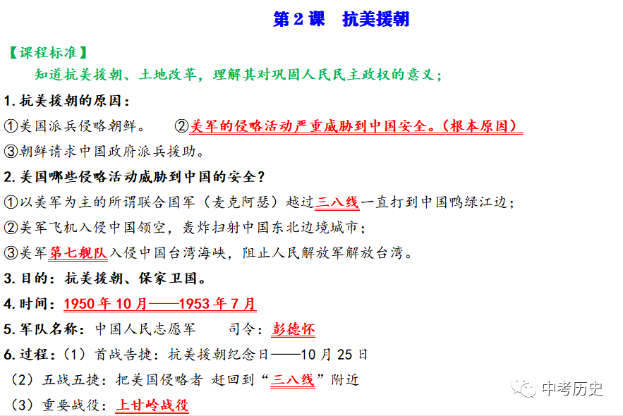 2024年中考历史终极冲刺背诵秘笈(免费更新) 第86张