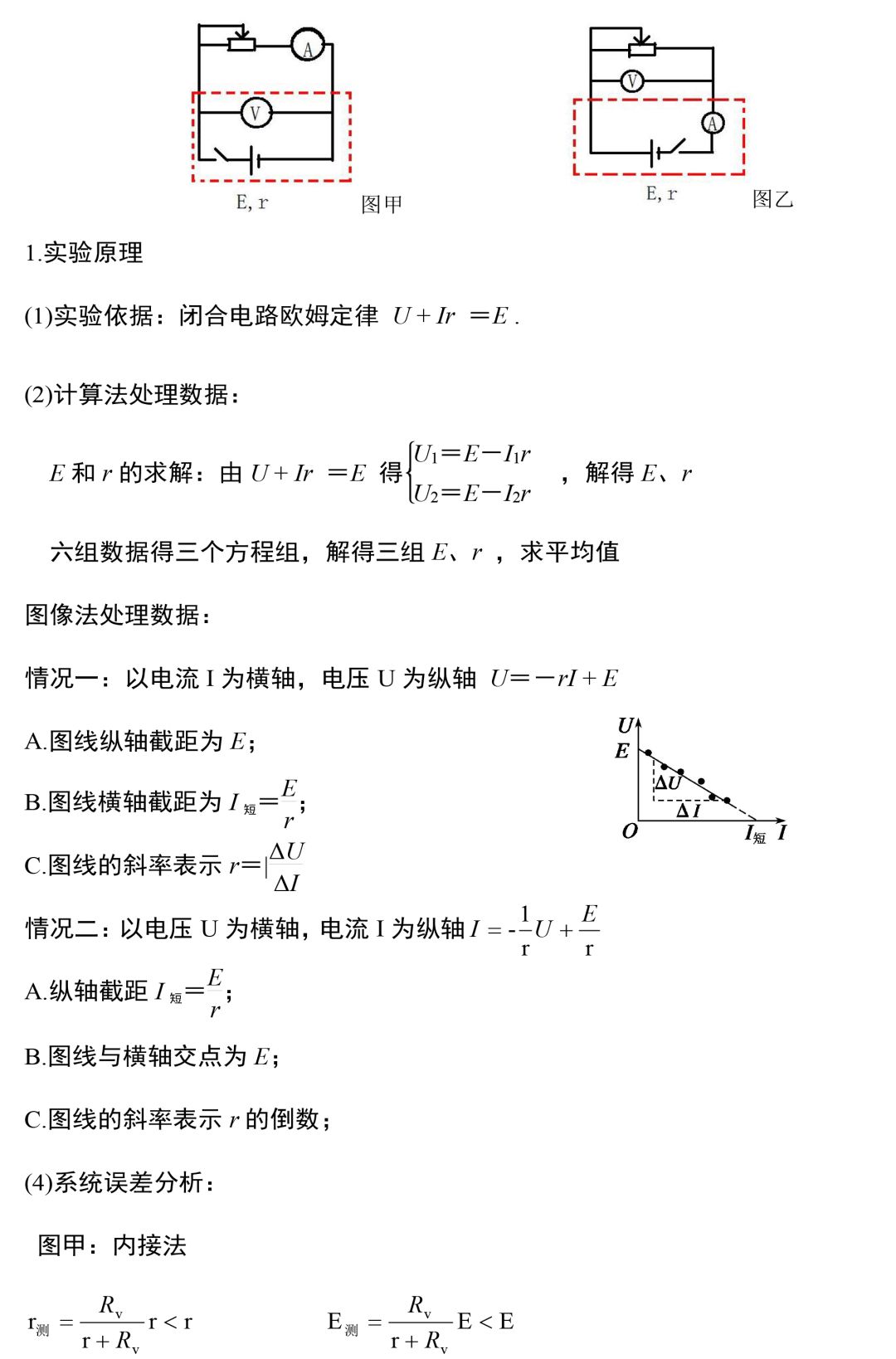 ​​​​​中考物理电学实验知识和规律大全 第5张