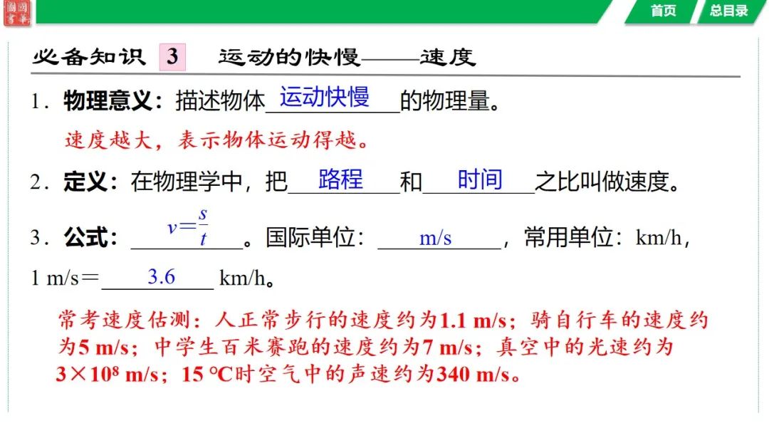 中考复习 第七讲 机械运动 第13张