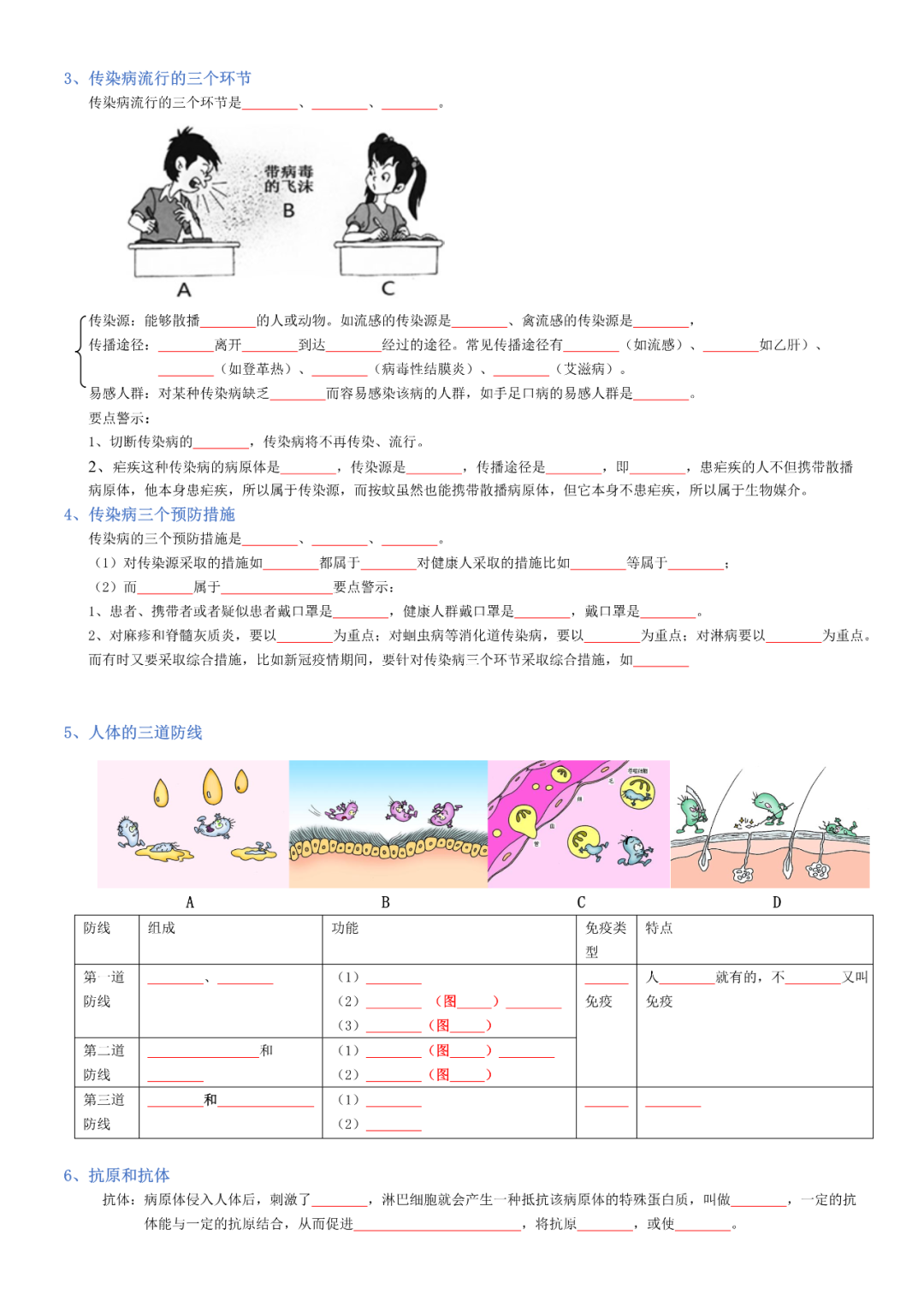 生物——八年级下册中考必背考点分册梳理 第27张