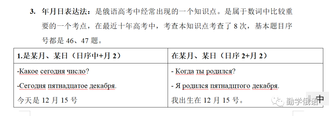 高考俄语生和新老师备课神器《初高中俄语勤学案》(必修二第2课内容展示)初高中俄语知识点整理资料书 第25张