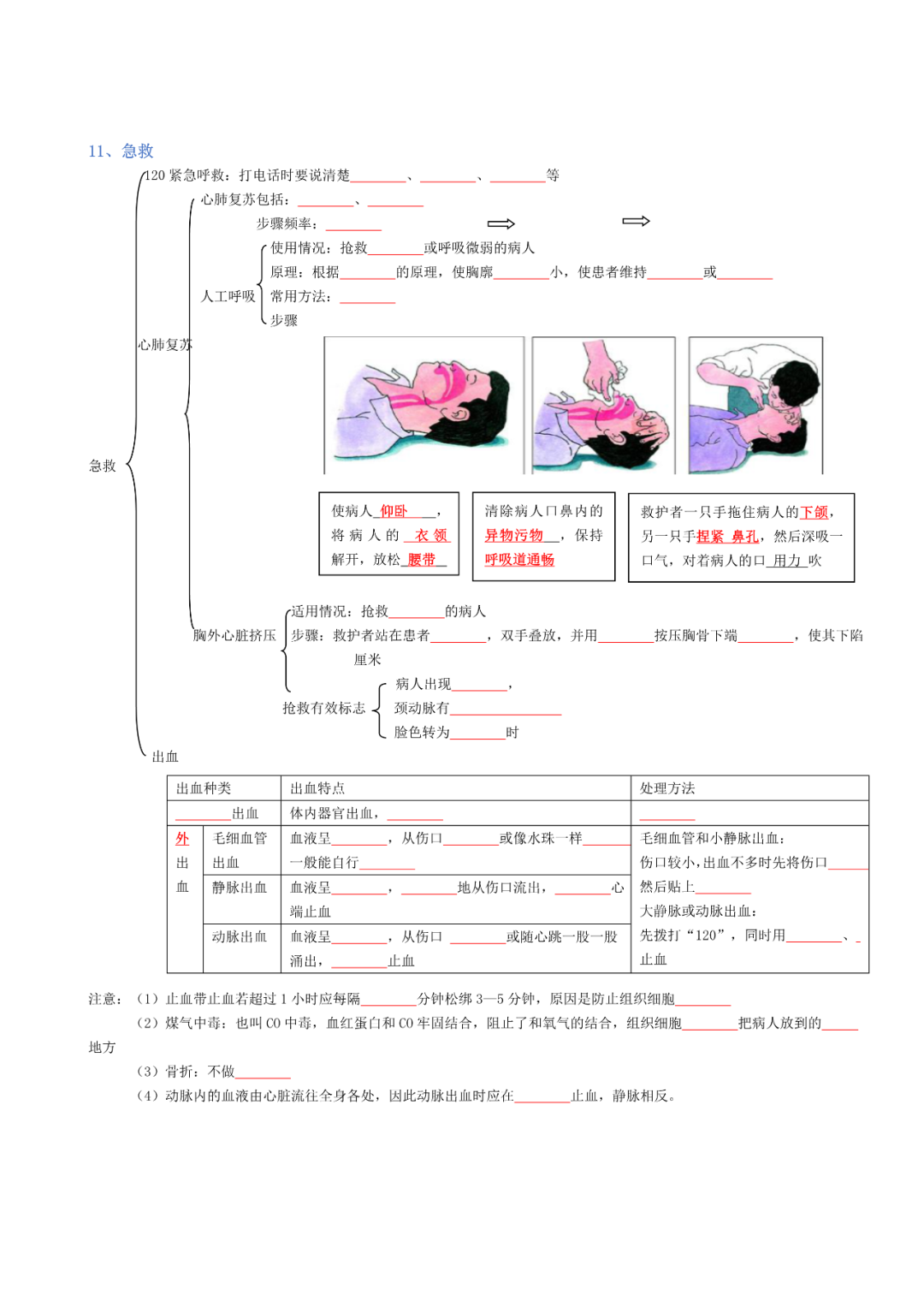 生物——八年级下册中考必背考点分册梳理 第30张