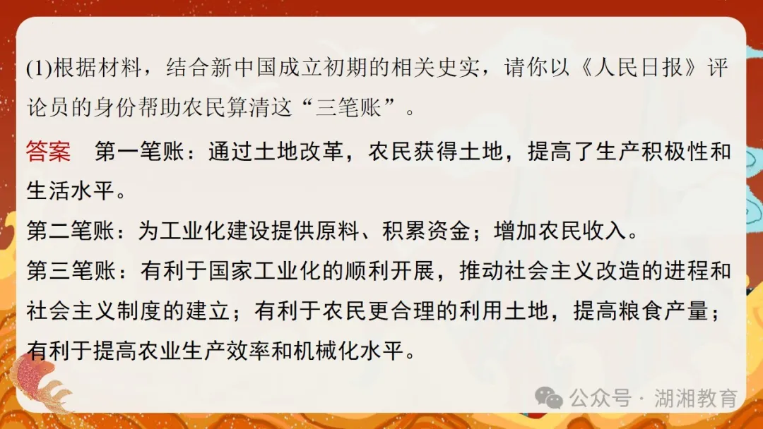 2024高考二轮精品课件|专题七:中国近现代经济与社会生活的变迁 第42张